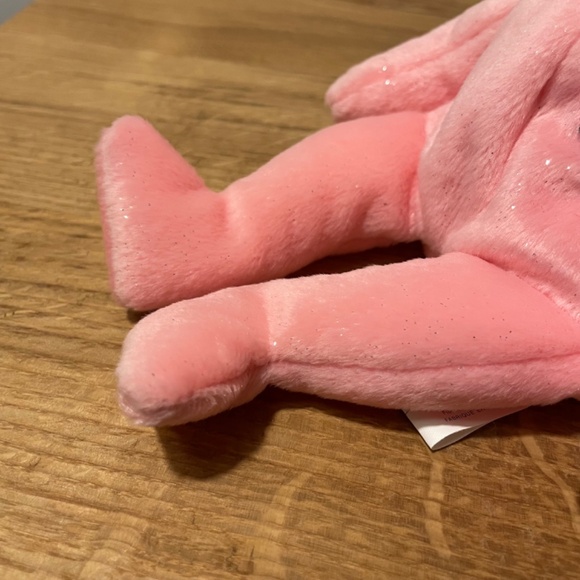 Ty Beanie Babies Mum Classic Bear Pink Flowers 2001 – New Tag Protector VINTAGE - Picture 5 of 9